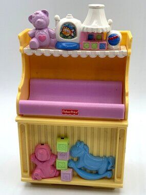 Fisher Price Loving Family 2007 Musical Baby Changing Table
